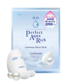 Mặt nạ cấp ẩm Senka Perfect Aqua Rich Luminous Moist Mask
