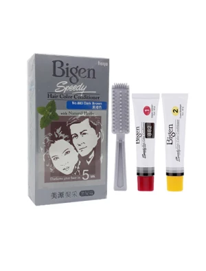 Thuốc nhuộm tóc Bigen Speedy Hair Color Conditioner phủ bạc bằng thảo dược cho nam và nữ