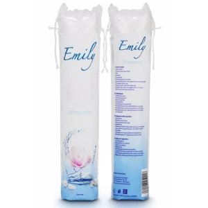 Bông tẩy trang Emily Wattepads - 120 miếng, loại bỏ bụi bẩn và cặn trang điểm cho da