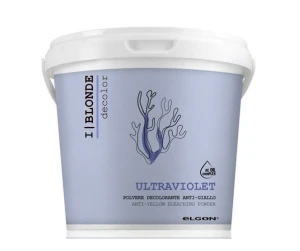 Bột tẩy tóc Elgon Blonde Ultra Violet - 500g, Bột tẩy siêu tím khử ánh sắc vàng
