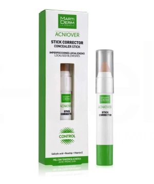 Bút che khuyết điểm MartiDerm Acniover Cover Stick Corrector - 15ml, làm giảm mụn và thâm