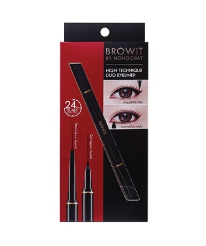 Bút kẻ mắt 2 đầu Browit HighTechnique Duo Eyeliner 0.5ml + 0.14g tiện dụng