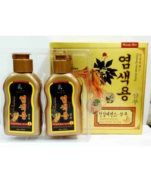 Dầu gội đầu Beauty Star của Hàn Quốc, thảo dược nhân sâm giúp làm đen tóc, phủ bạc tốt