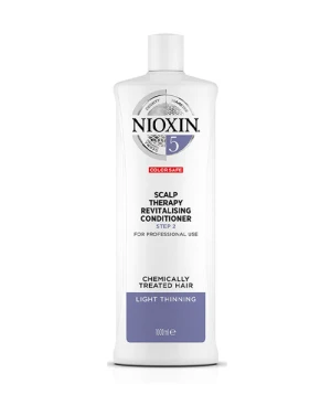 Dầu xả Nioxin 5 - 1000ml cấp ẩm, làm mềm mượt dành cho tóc uốn, duỗi, tẩy có dấu hiệu thưa rụng nhẹ.