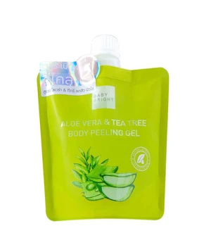 Gel tẩy tế bào chết toàn thân Baby Bright Aloe Vera And Tea Tree Body Peeling Gel