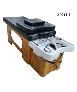 Giường gội đầu dưỡng sinh VG 136GTT- khung gỗ cao cấp, sang trọng