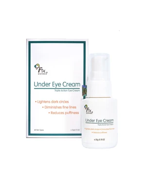 Kem dưỡng da vùng mắt  Fixderma Under Eye Cream - 20g, giúp giảm quầng thâm, bọng mắt, nếp nhăn và làm sáng da quanh vùng mắt.