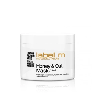 Kem ủ tóc Label.m Honey&Oat Mask - 120ml, dưỡng ẩm, phục hồi cho tóc khô và nuôi dưỡng mái tóc chắc khỏe.