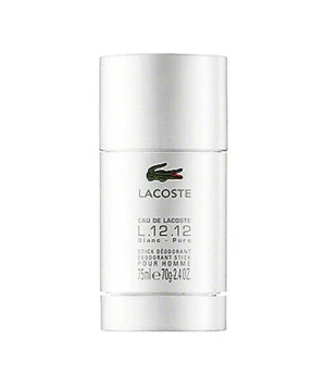 Lăn khử mùi nam Lacoste Eau De Lacoste L.12.12 Blanc Deodorant Stick - 70g, hương gỗ mạnh mẽ, khử mùi cơ thể và ngăn ngừa mồ hôi
