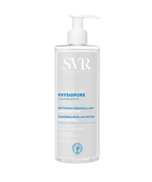Nước tẩy trang SVR Physiopure Eau Micellaire - 400ml loại bỏ bụi bẩn, lớp trang điểm cho da nhạy cảm