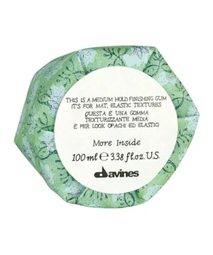Sáp vuốt tóc Davines Medium Hold Finishing Gum - 75ml, tạo kiểu tóc cứng trung bình, hiệu ứng mờ, không bết tóc