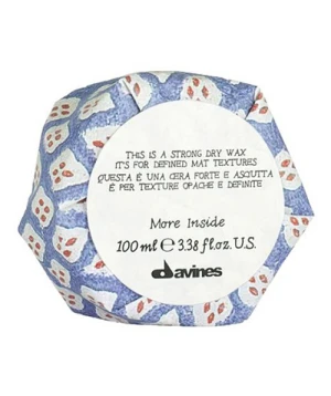 Sáp vuốt tóc Davines Strong Dry Wax - 75ml, giúp tóc siêu cứng, giữ nếp lâu, không làm bóng tóc