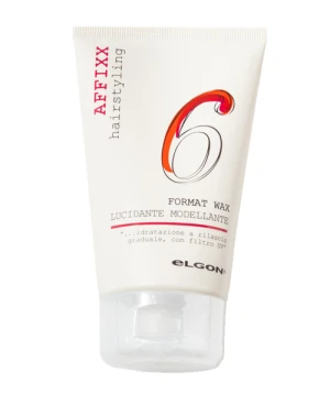 Sáp vuốt tóc Elgon Affixx Format Wax - 125ml, mang lại kiểu tóc sáng bóng, mượt mà.