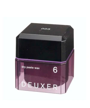 Sáp vuốt tóc Number Three Deuxer Dry Paste Wax 6 - 80g, sáp đất sét cho kiểu tóc mạnh, giữ nếp cứng và hiệu ứng khô