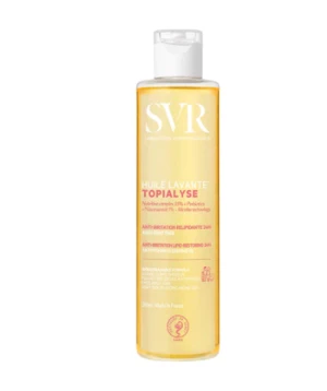 Sữa tắm SVR Topialyse Huile Lavante - 200ml làm sạch nhẹ nhàng, dưỡng ẩm và êm dịu da, dành cho da khô và da cơ địa