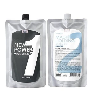 Thuốc ép thẳng tóc Welcos Mugens Power Magic Straight - 500ml, cho tóc khỏe và tóc thường