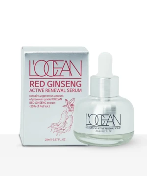 Tinh chất dưỡng da Locean Red Ginseng Active Renewal Serum - 20ml chống lão hóa, trắng da hồng sâm