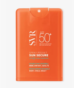 Xịt chống nắng SVR Secure Spray Pocket SPF50+ - 20ml, bảo vệ toàn diện cho mọi loại da