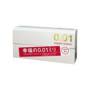 Bao cao su Sagami Original 0.01 - hộp 5 cái - Jagodo