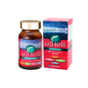 Dầu nhuyễn thể Omega 3 Krill Oil Shiratori 80 viên