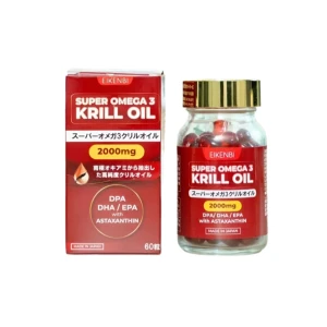 Dầu nhuyễn thể Supper Omega 3 Krill Oil Eikenbi 2000mg 60 viên