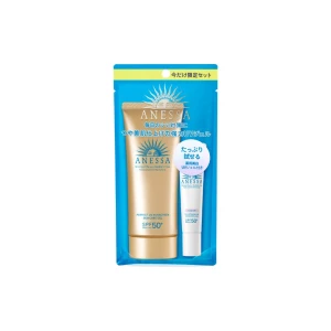 Gel chống nắng Anessa Perfect UV Sunscreen Skincare SPF50+ PA++++ 90g - tặng Anessa Tone Up Brightening 15g - Jagodo
