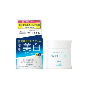 Kem dưỡng trắng da Kose Moisture Mild White 55g