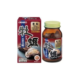 Tinh chất hàu tươi hỗ trợ tăng cường sinh lực nam Orihiro 120 viên