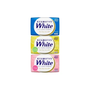 Xà phòng tắm Kao White Soap 130g Set 3 bánh