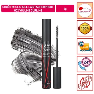Chuốt Mi Clio Kill Lash Superproof 7g - 002 Volume Curling (Dày mi)