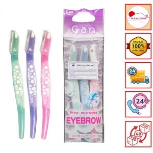 Dao Cạo Lông Mày KAI - Set 3 cái