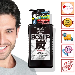 Dầu gội than hoạt tính cho nam KOSE Softymo Men's Rinse In Scalp 550ml