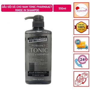 Dầu gội xả cho nam Tonic Pharmaact Rinse In Shampoo 550ml