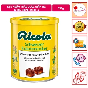 Kẹo Ngậm Thảo Dược Giảm Ho Khàn Giọng Ricola 250g
