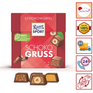 Kẹo Socola Ritter Sport Schoko Gruss Đức 176g