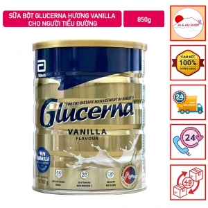 Sữa Bột Glucerna Hương Vanilla Cho Người Tiểu Đường 850g