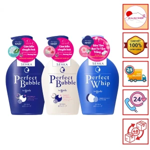 Sữa tắm dưỡng ẩm Shiseido Senka Perfect Bubble, Perfect Whip for Body 500ml