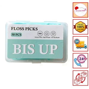 Tăm chỉ nha khoa Bis Up Hàn Quốc - Hộp 50 chiếc