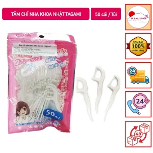 Tăm Chỉ Nha Khoa Nhật Tagami - Túi 50 Cái