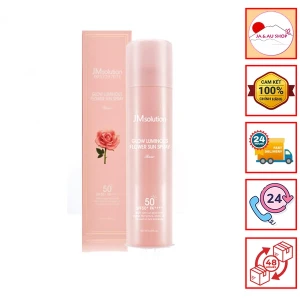 Xịt Chống Nắng hoa hồng Jm Solution