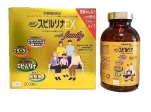 Tảo xoắn vàng Spirulina EX Family 2000 Viên.