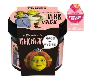 Mặt nạ tươi đất sét chiết xuất từ hoa hồng I'm The Miracle Fiona Pink Pack 100g của Olive Young