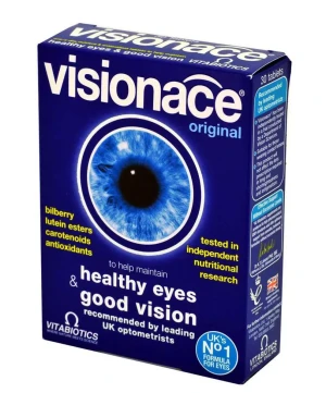 Thuốc bổ mắt Vitamin for eyes của UK Visionace Original