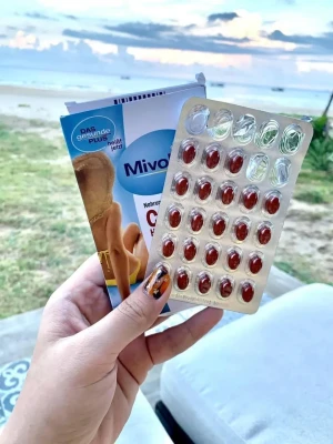 Viên uống chống nắng Mivolis Carotin Haut-Kapseln 60 viên