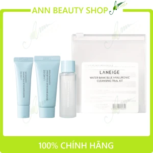 Kit dùng thử Laneige Water Bank Blue HA Cleansing Trial Kit