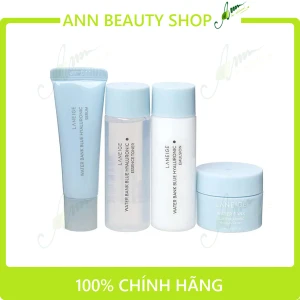 Kit Dùng Thử Laneige Water Bank Blue Hyaluronic 4 Step Essential Kit For Normal to Dry Skin