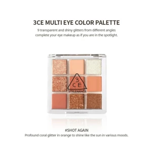 Bảng Phấn Mắt 3CE Multi Eye Color Palette #Shot Again