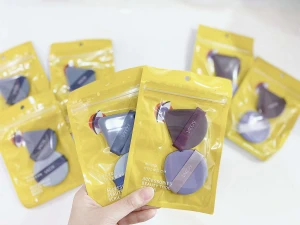 BÔNG PHẤN CUSHION 2 MẶT VACOSI DOUBLE SIDE SPONGE -TÚI 2 CÁI - BP53