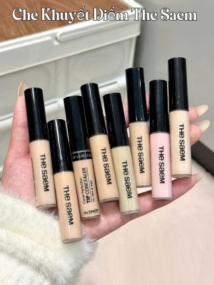 Che khuyết điểm The Saem Cover Perfection Tip Concealer SPF 28 PA