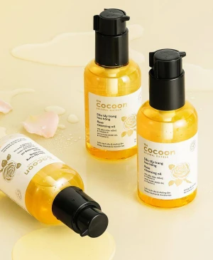 Dầu Tẩy Trang Cocoon Chiết Xuất Hoa Hồng Rose Cleansing Oil 140ml